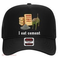 I Eat Cement Cursed Cat Funny Oddly Specific Dank Meme Hat thumb 0