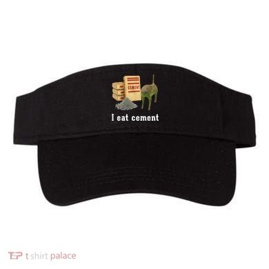I Eat Cement Cursed Cat Funny Oddly Specific Dank Meme Visor