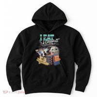 I Eat Cement Cursed Raccoon Possum Funny Meme Hoodie thumb 0