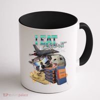 I Eat Cement Cursed Raccoon Possum Funny Meme Coffee Mug thumb 1