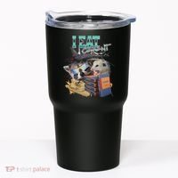 I Eat Cement Cursed Raccoon Possum Funny Meme Tumbler thumb 0