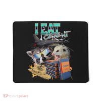 I Eat Cement Cursed Raccoon Possum Funny Meme Mousepad thumb 0