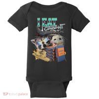 I Eat Cement Cursed Raccoon Possum Funny Meme Baby Bodysuit thumb 0