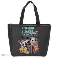 I Eat Cement Cursed Raccoon Possum Funny Meme Tote Bag thumb 0