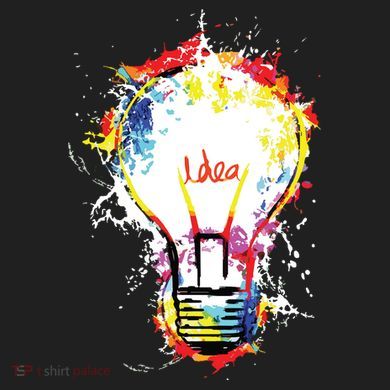 Idea Explosion Creative Genius Light Bulb Women Comfort Colors Boxy T-Shirt