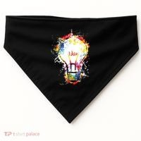 Idea Explosion Creative Genius Light Bulb Women USA-Made Doggie Bandana thumb 0