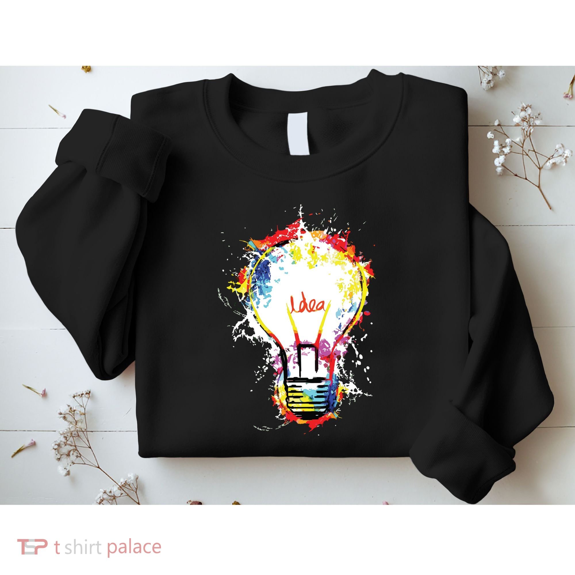 Idea Explosion Creative Genius Light Bulb Women Sweatshirt