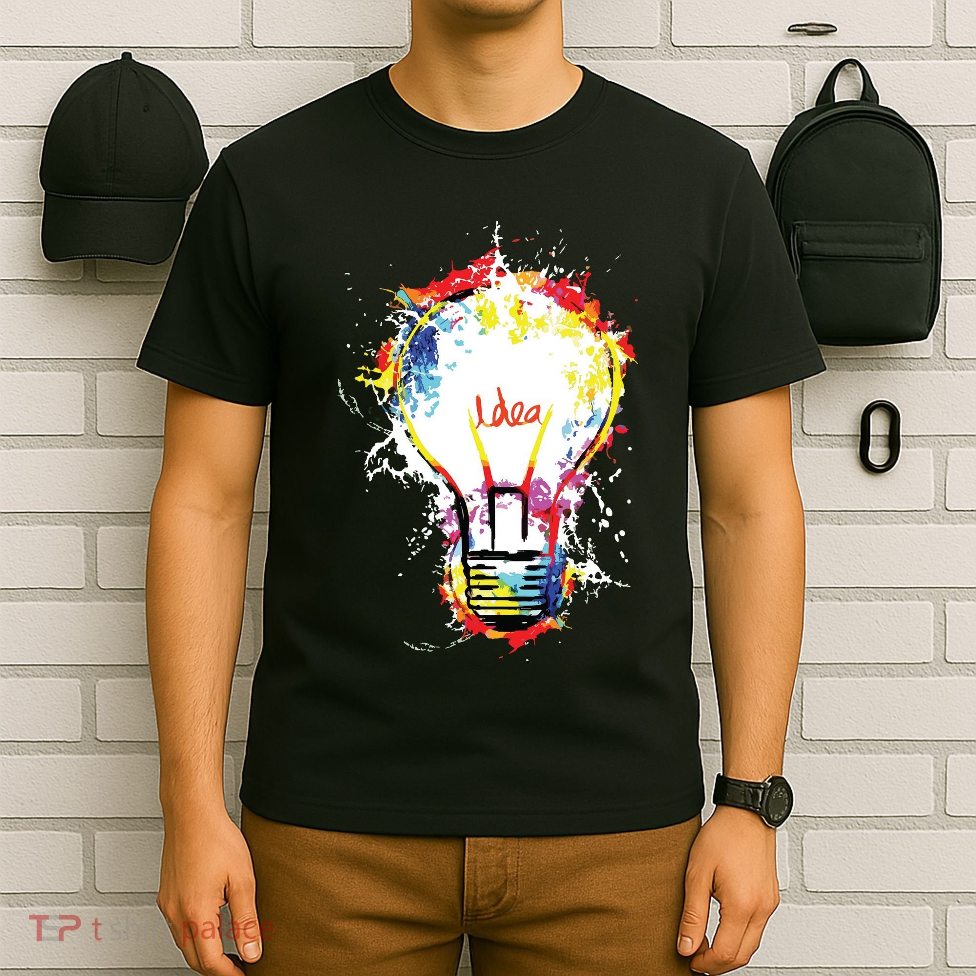 Idea Explosion Creative Genius Light Bulb Women T-Shirt