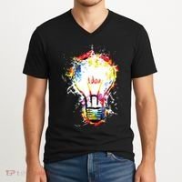 Idea Explosion Creative Genius Light Bulb Women V-Neck T-Shirt thumb 2