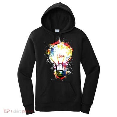 Idea Explosion Creative Genius Light Bulb Women Women's Hoodie
