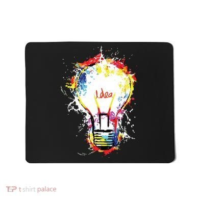 Idea Explosion Creative Genius Light Bulb Women Mousepad