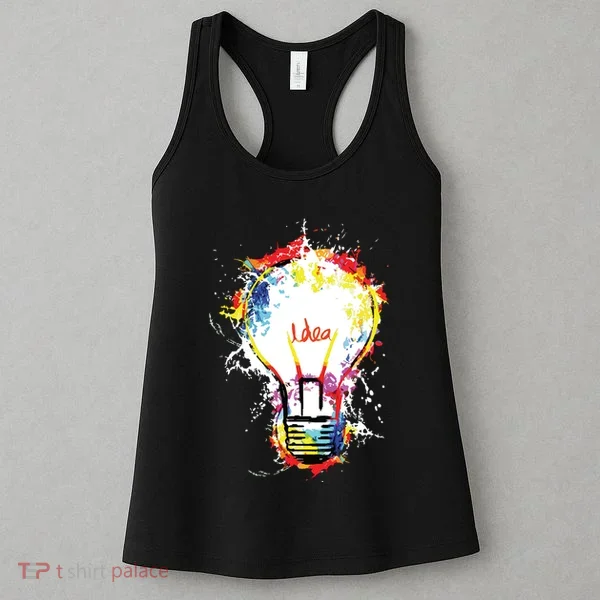 Idea Explosion Creative Genius Light Bulb Women Women's Tank Top