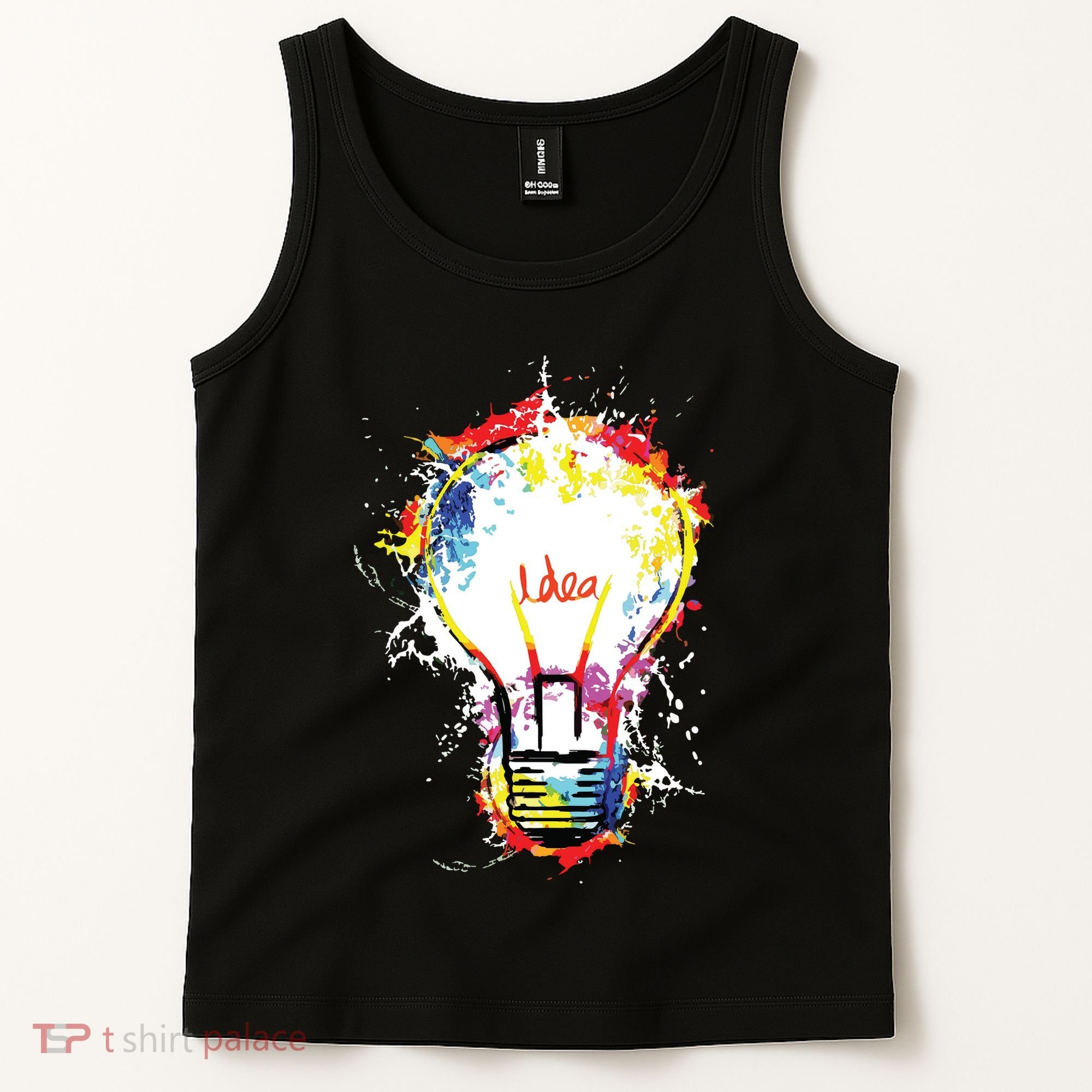 Idea Explosion Creative Genius Light Bulb Women Tank Top