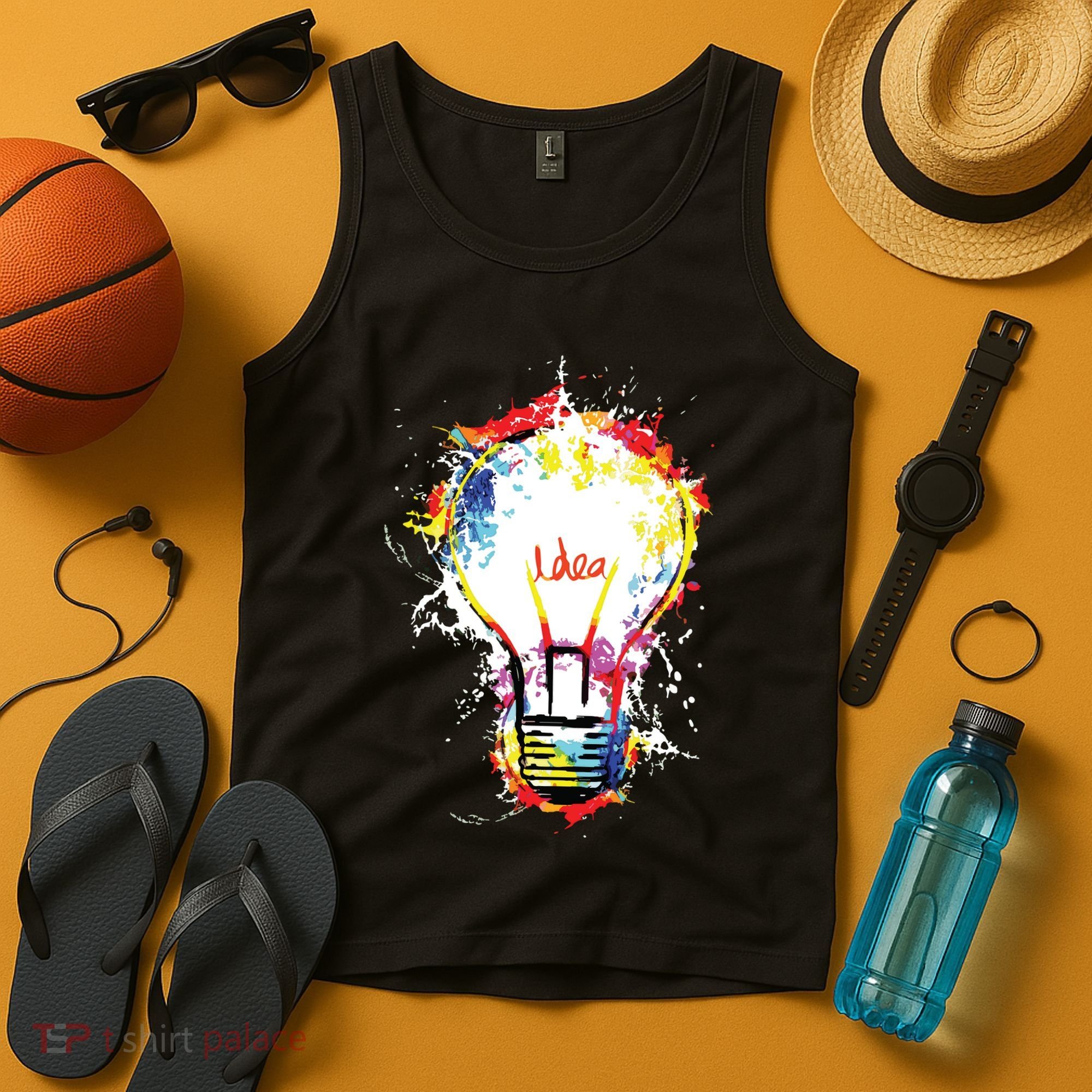 Idea Explosion Creative Genius Light Bulb Women Tank Top