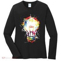 Idea Explosion Creative Genius Light Bulb Women Women's Long Sleeve Shirt thumb 0