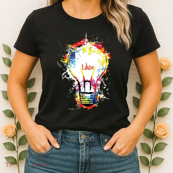 Idea Explosion Creative Genius Light Bulb Women Women's T-Shirt