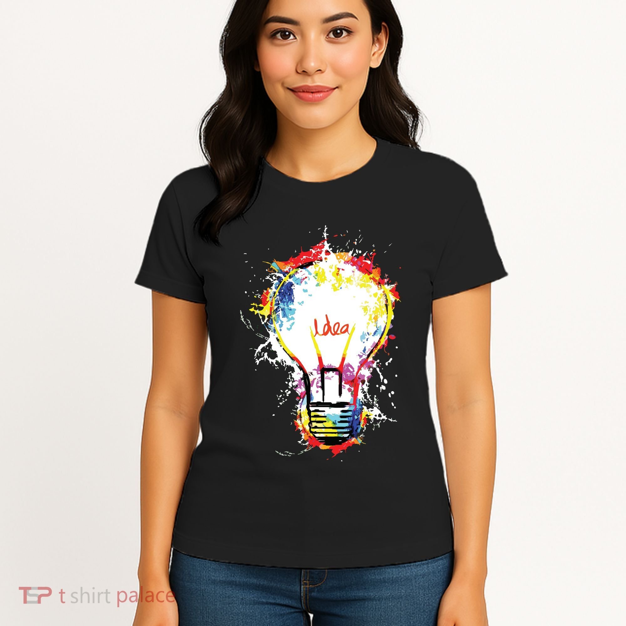 Idea Explosion Creative Genius Light Bulb Women Women's T-Shirt