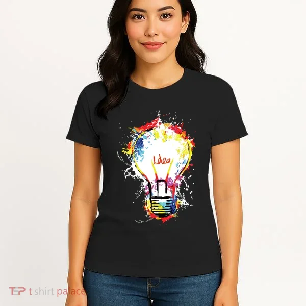 Idea Explosion Creative Genius Light Bulb Women Women's T-Shirt
