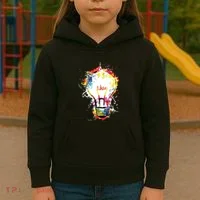 Idea Explosion Creative Genius Light Bulb Women Kids Hoodie thumb 3