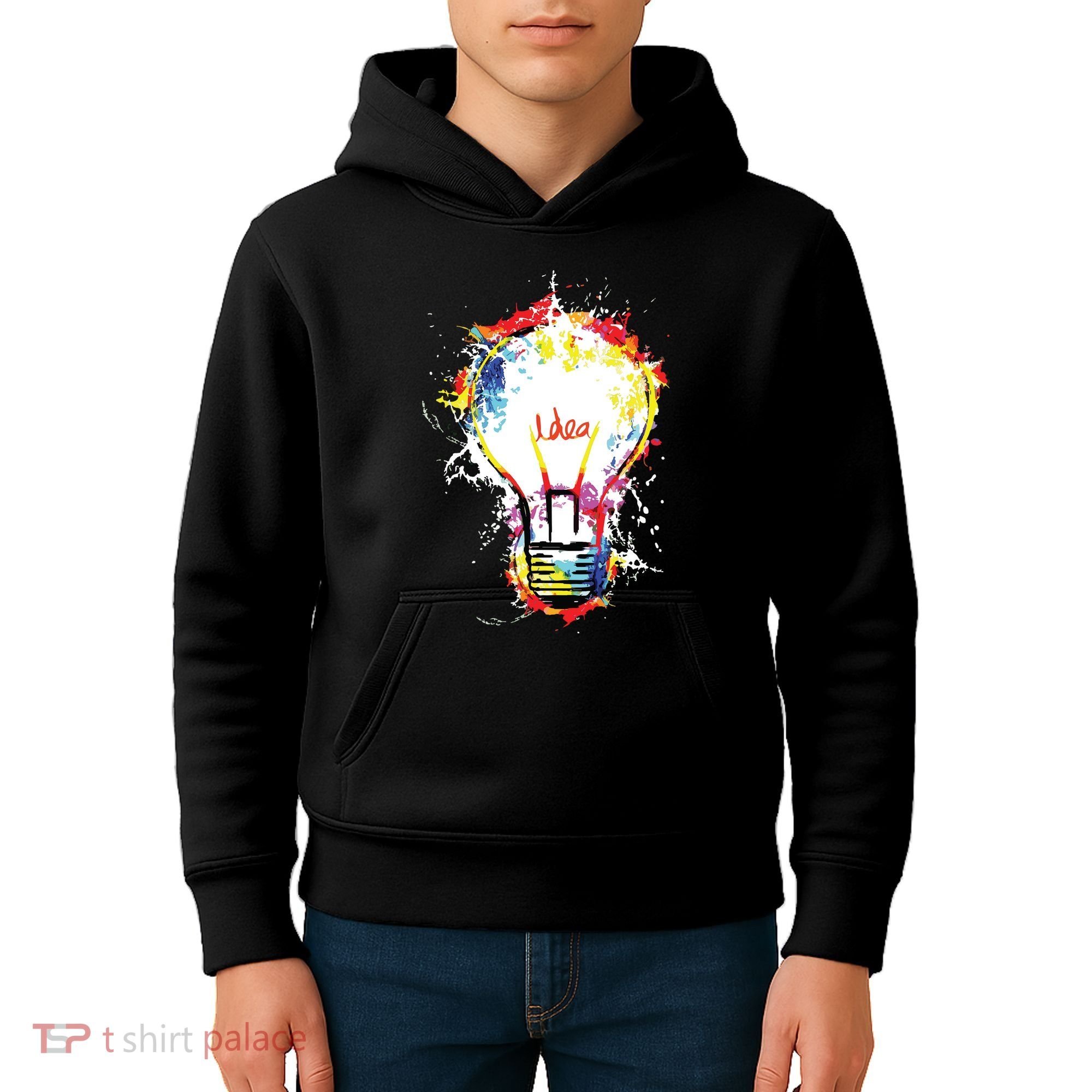 Idea Explosion Creative Genius Light Bulb Women Kids Hoodie