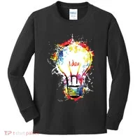 Idea Explosion Creative Genius Light Bulb Women Kids Long Sleeve Shirt thumb 0