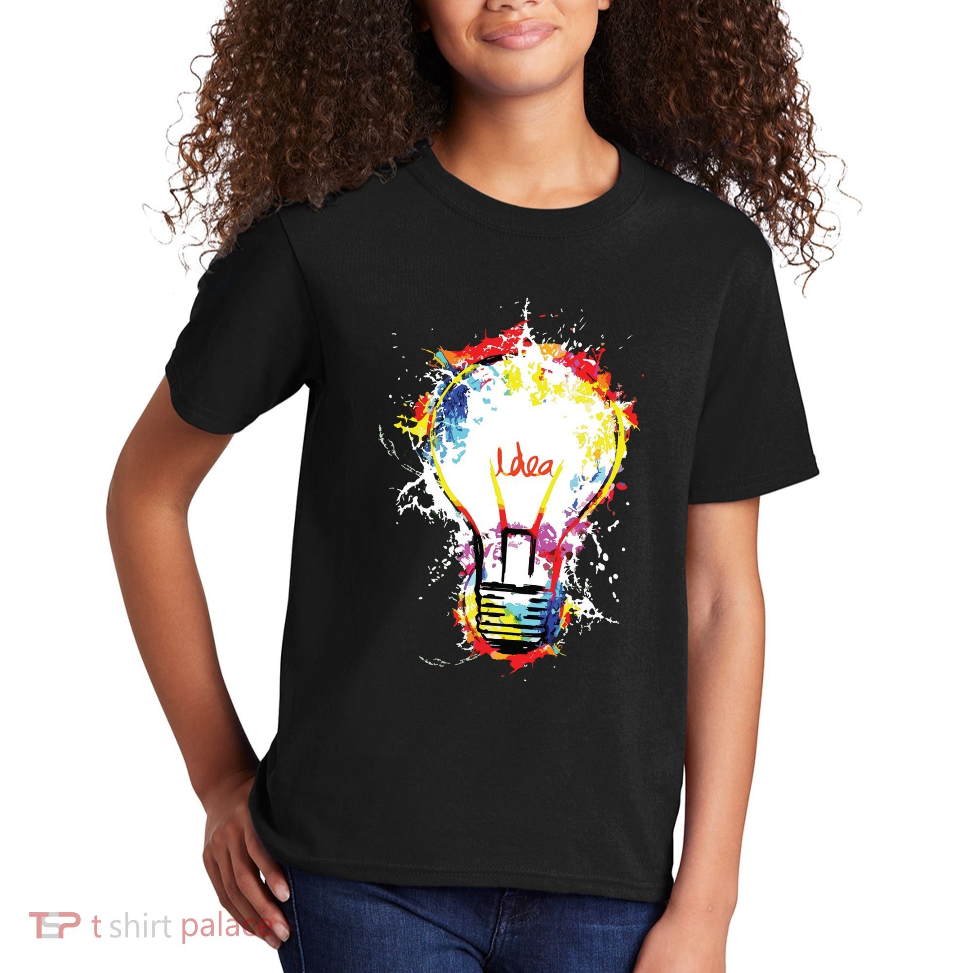 Idea Explosion Creative Genius Light Bulb Women Kids T-Shirt