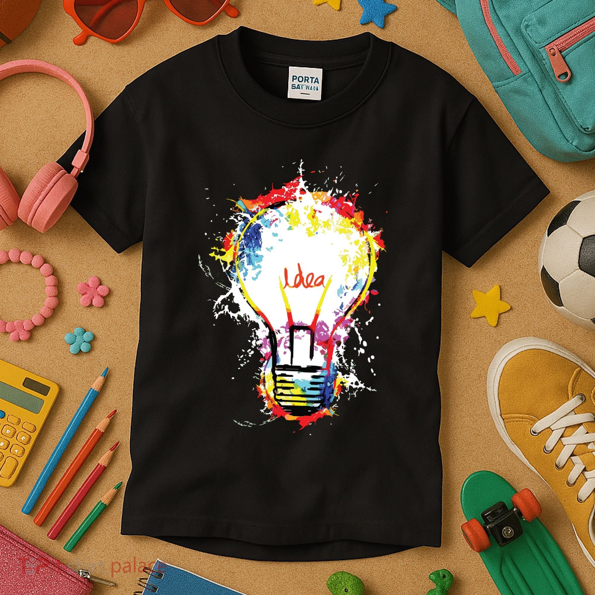 Idea Explosion Creative Genius Light Bulb Women Kids T-Shirt