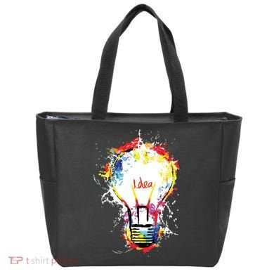 Idea Explosion Creative Genius Light Bulb Women Tote Bag