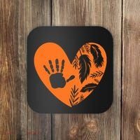 Indigenous Every Child Matters Orange Day Supporter Coaster thumb 0