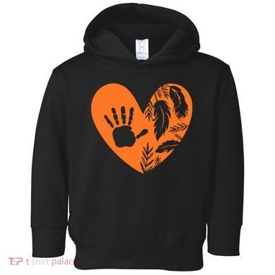 Indigenous Every Child Matters Orange Day Supporter Toddler Hoodie