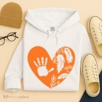 Indigenous Every Child Matters Orange Day Supporter Hoodie thumb 4