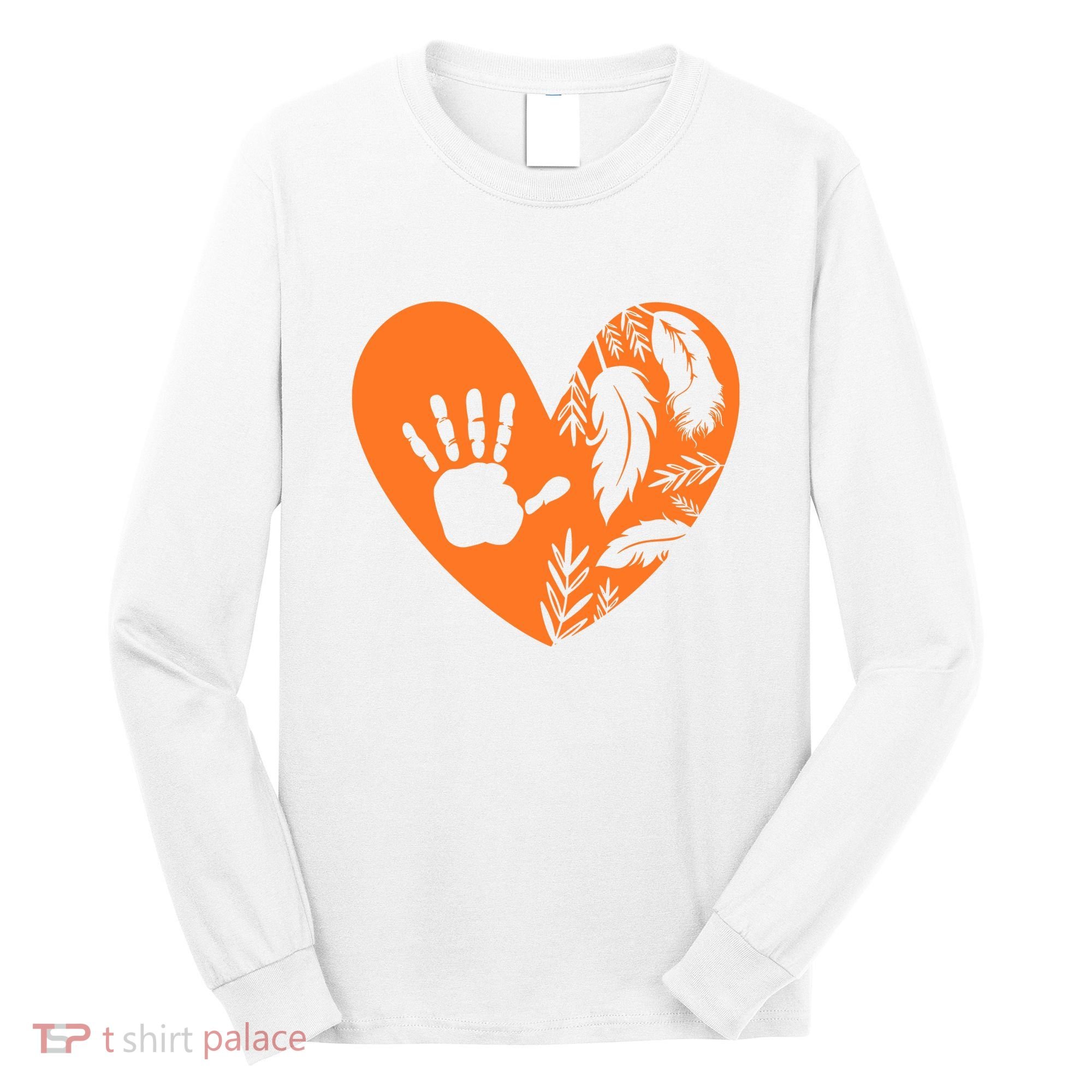 Indigenous Every Child Matters Orange Day Supporter Long Sleeve Shirt