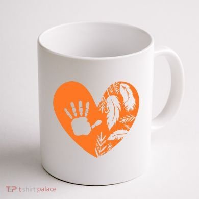 Indigenous Every Child Matters Orange Day Supporter Coffee Mug back