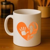 Indigenous Every Child Matters Orange Day Supporter Coffee Mug thumb 4