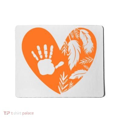 Indigenous Every Child Matters Orange Day Supporter Mousepad