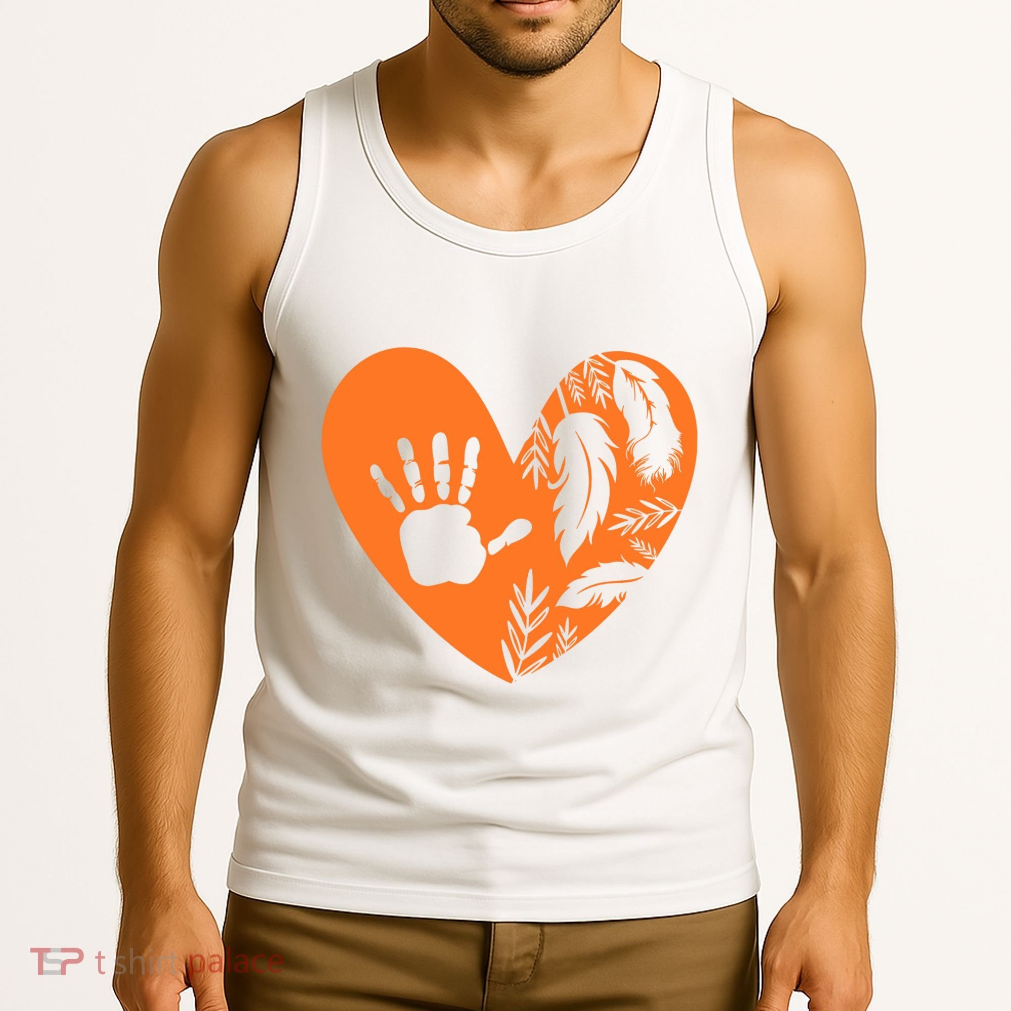 Indigenous Every Child Matters Orange Day Supporter Tank Top
