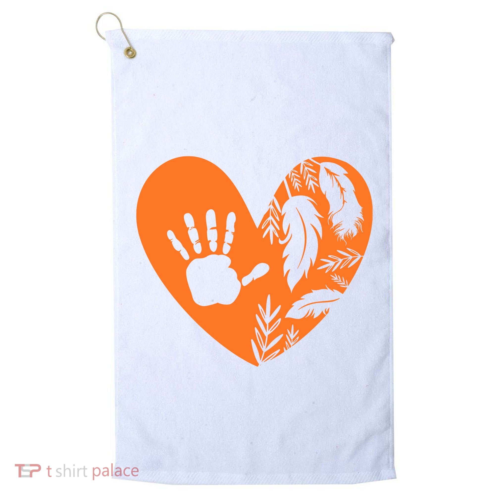 Indigenous Every Child Matters Orange Day Supporter Golf Towel