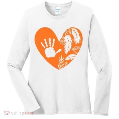 Indigenous Every Child Matters Orange Day Supporter Women's Long Sleeve Shirt