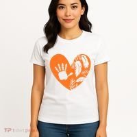Indigenous Every Child Matters Orange Day Supporter Women's T-Shirt thumb 4