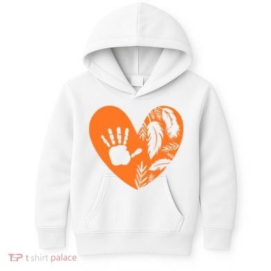 Indigenous Every Child Matters Orange Day Supporter Kids Hoodie