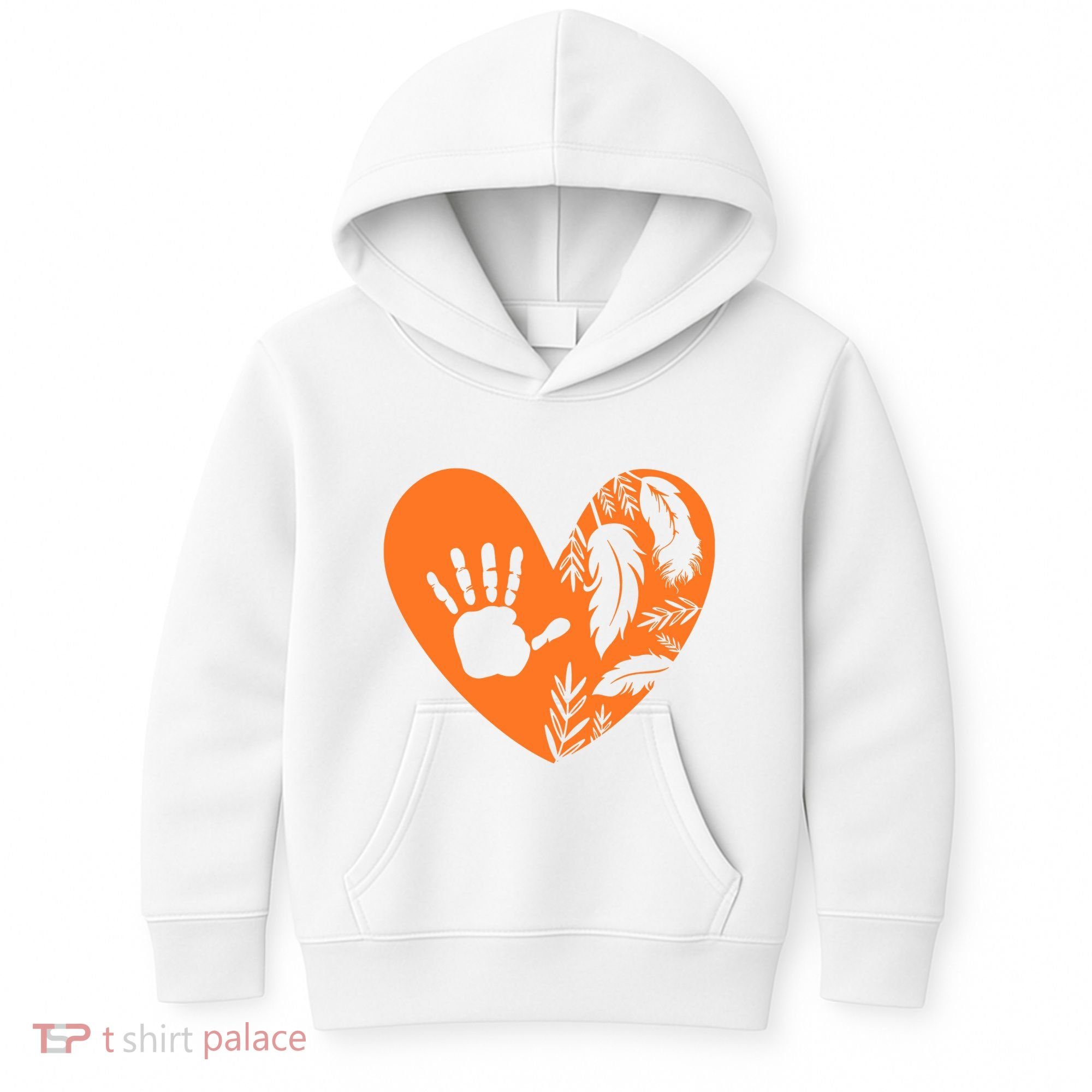 Indigenous Every Child Matters Orange Day Supporter Kids Hoodie