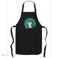 I Eat Cement Cursed Cat Funny Oddly Specific Dank Meme Apron thumb 0