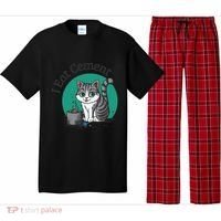 I Eat Cement Cursed Cat Funny Oddly Specific Dank Meme Pajama Set thumb 0