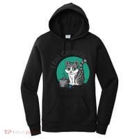 I Eat Cement Cursed Cat Funny Oddly Specific Dank Meme Women's Hoodie thumb 0