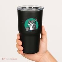 I Eat Cement Cursed Cat Funny Oddly Specific Dank Meme Tumbler thumb 2