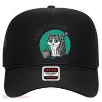 I Eat Cement Cursed Cat Funny Oddly Specific Dank Meme Hat thumb 0