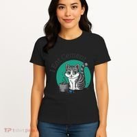 I Eat Cement Cursed Cat Funny Oddly Specific Dank Meme Women's T-Shirt thumb 4