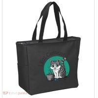 I Eat Cement Cursed Cat Funny Oddly Specific Dank Meme Tote Bag thumb 2