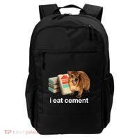 I Eat Cement Cursed Hyrax Funny Oddly Specific Dank Meme Backpack thumb 0