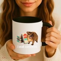 I Eat Cement Cursed Hyrax Funny Oddly Specific Dank Meme Coffee Mug thumb 3